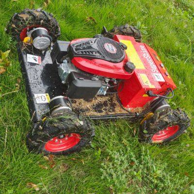 Petrol Low Power Consumption Adjustable Mowing Height Remote Controlled Brush Cutter photo-5