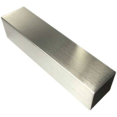 Tubo de aço inoxidável quadrado e retangular 304 316 seção oca soldada de tubo de aço