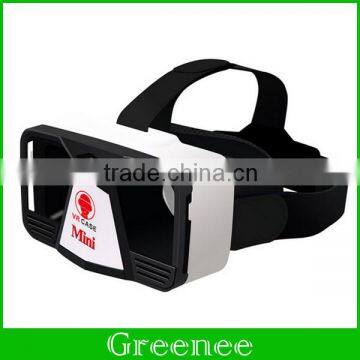 VR CASE mini Virtual Reality Glasses 3d Movies Games 3D Glasses for Smart Phone