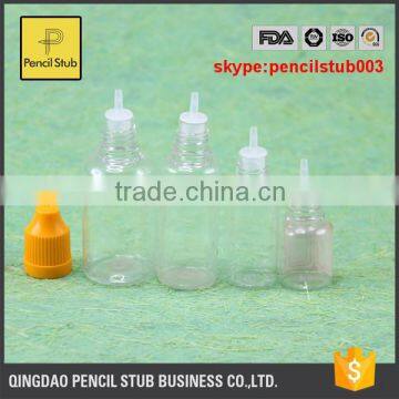 Manufacture 5ml 10ml,20ml,30ml,50ml,60ml,100ml PET plastic dropper bottle for e-cigarettes