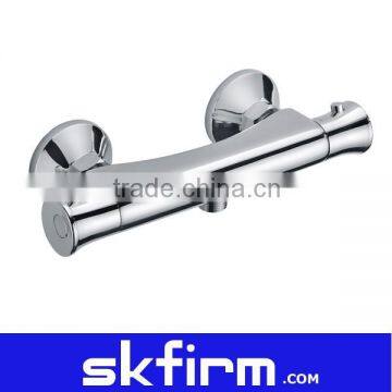 Wall Mounted Brass Tub Faucet With Hand Shower Set In Chrome Finish