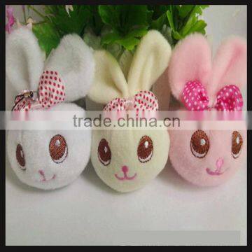 small cute girls plush toy keychian rabbit toy keychians for gifts