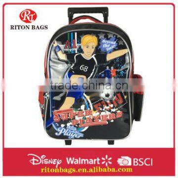 New model fashion kids trolley bags with wheels