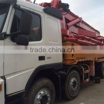 used good-condition concrete pump truck China Sany 46m for sale