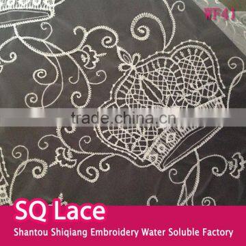 2016 Lace Accessory Hot Glass Yarn Fabric Polyester Lace Milk Silk Full Lace