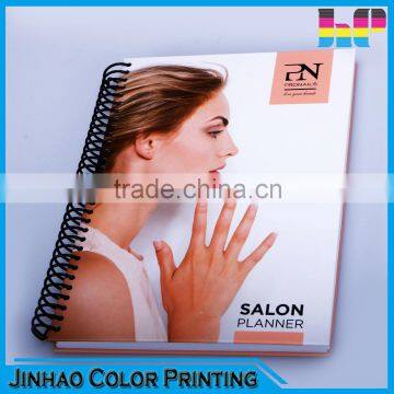 Spiral binding colorful notebooks printing service from China supplier