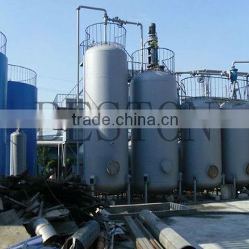 CE certified waste tyre oil recycling plant used engine oil recycling machine for sale