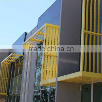 powder painted aluminum frame blade for sunshade decoration