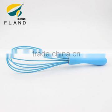 YangJiang supply silicone stainless steel egg beater kitchen whisk tools