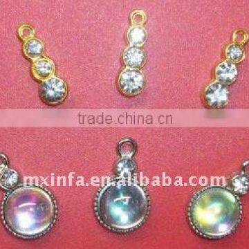 Bra metal accessory zinc alloy pendant