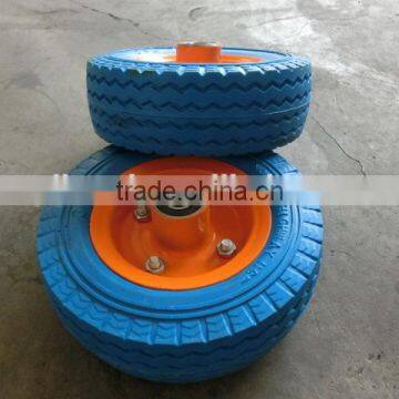 hand truck PU foam wheel 6x2 flat free tire