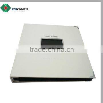 Custom Luxury Embossed Leather Cover Photo Album With PVC Insert photo-5