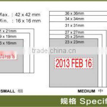 lizao die plate date stamp