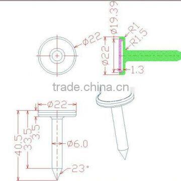 anti-metal rfid tree nail tag,rfid tag LF/HF