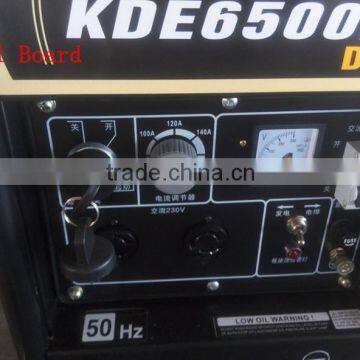 AC Single Phase Key Start DC 160A Double Use Diesel Welding Generator(KDE6500EW) photo-4