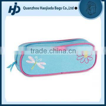 custom Stylish durable beauty flowers pencil bag