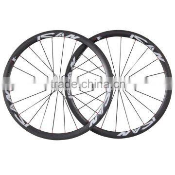 Carbon clincher wheelset China carbon road bike wheelset 38C