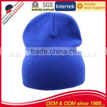 high quality custom knitted slouchy beanie hat