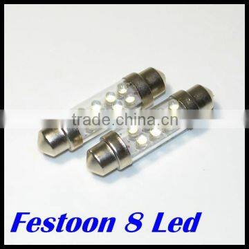 Free shipping festoon 8 SMD led 36mm/39mm/41mm car led light for dome light,indication light,reading light