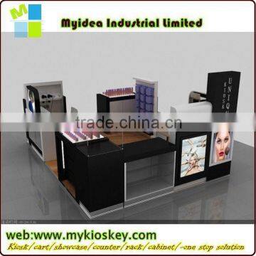 Custom popular cosmetic merchandise paper display stand