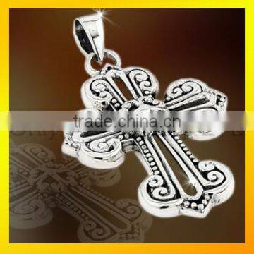 High quality men pendant new design sterling silver cross pendant