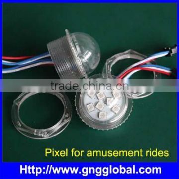 9 SMD5050 digital round led module pixel lights for amusement rides led amusement point lighting