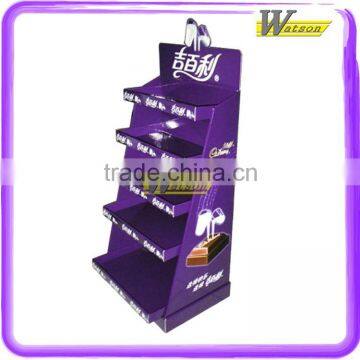 Chocolate Promotion Corrugated Paperboard Pallet Display Rack