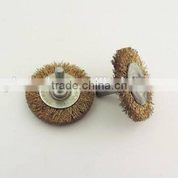 Crimped Wire Wheel Brush With Shank,small Wire Brush photo-3