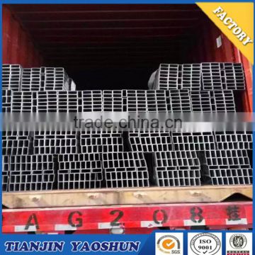 YAOSHUN Q195 mild steel square and rectangular pipe price list