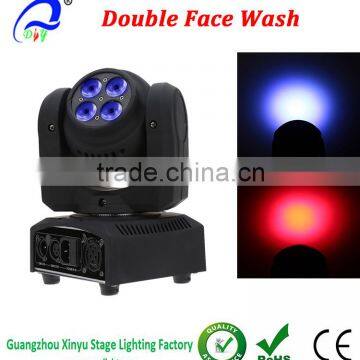Double face 4pcs 10W 4 in 1 mini led disco moving head beam light