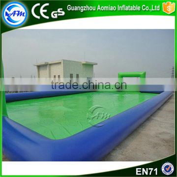 2016 customized size soccer arena inflatable football field