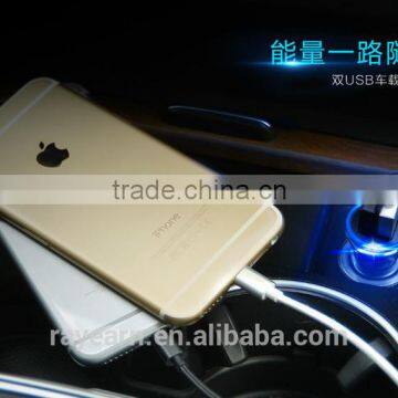 REYON PC Fireproof Mini Dual Usb 2.4A Car Charger for Asus Vivobook With LED Indicator photo-5