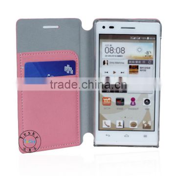 WHOLESALE FOR HUAWEI ASCEND G6 SLIM FLIP CASE FOR GIRLS