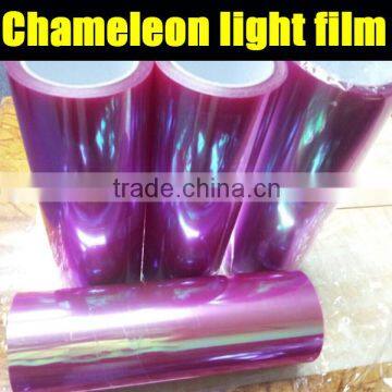 Chameleon headlight film,car lamp protection film 0.3*10m size