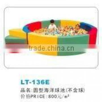 Round Shape Child Carton Ocean Ball Pool