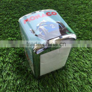 SMETA factory printed colorful metal Napkin holder tissue box