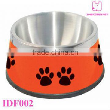 Stainless Steel Pet Feeder Dog Meta Bowl Cup