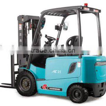 electric battery forklift 2.5t trucks with battery charger