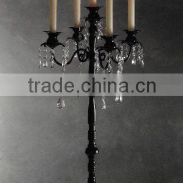 CANDELABRA, FIVE ARMS METAL CANDELABRA, WEDDING DECOR