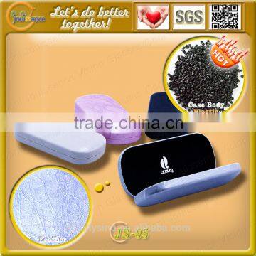 New Year Promotion High Quality Large Smooth Leather Glasses Case for Clear Plastic Glasses Cases photo-5