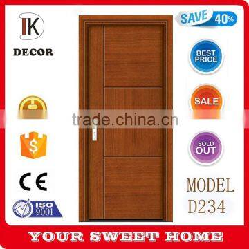 PU Lacquered Painted finished Flush Carved Wooden Door Leaf