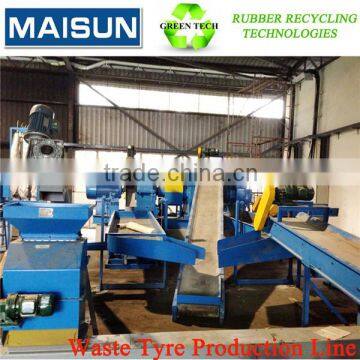 scrap tire shredder machine for sale