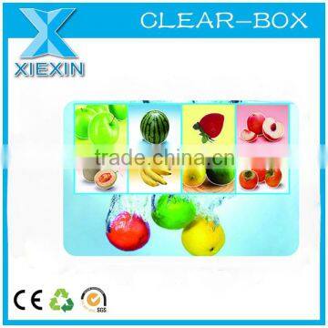 Fashion transparent clear plastic pp dinner placemat
