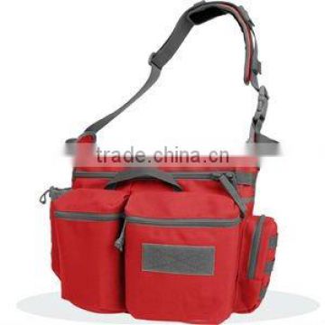 new disign cute red canvas messenger bag