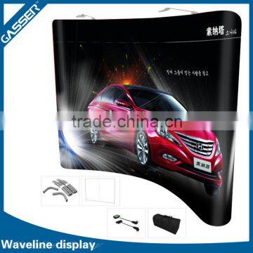 Recyclable Aluminum Pop up PVC Flooring Display Stand Quality Choice photo-2