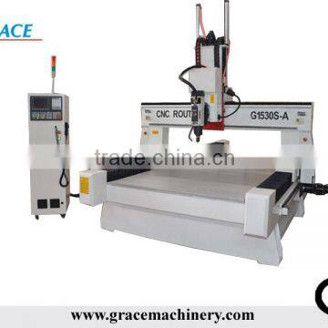 4 axis cnc router G1530 heavy structure