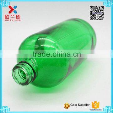 wholesale 500ml big volume empty green color round pill Bottles