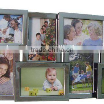 ZD188-48 Shiny Aluminum Hanging Photo Frame Wall