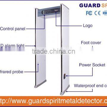 6 Pinpoint Zones Archway Metal Examination Detector for Metro Security,School Security,Entertainment Environment Security