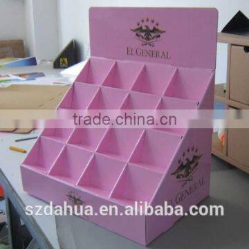 Cardboard Counter Display, PDQ Display, pos display stand cosmetic